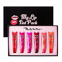 Тинт для губ Berrisom Oops! My Lip Tint Pack 6 оттенков оптом в Тюмень 